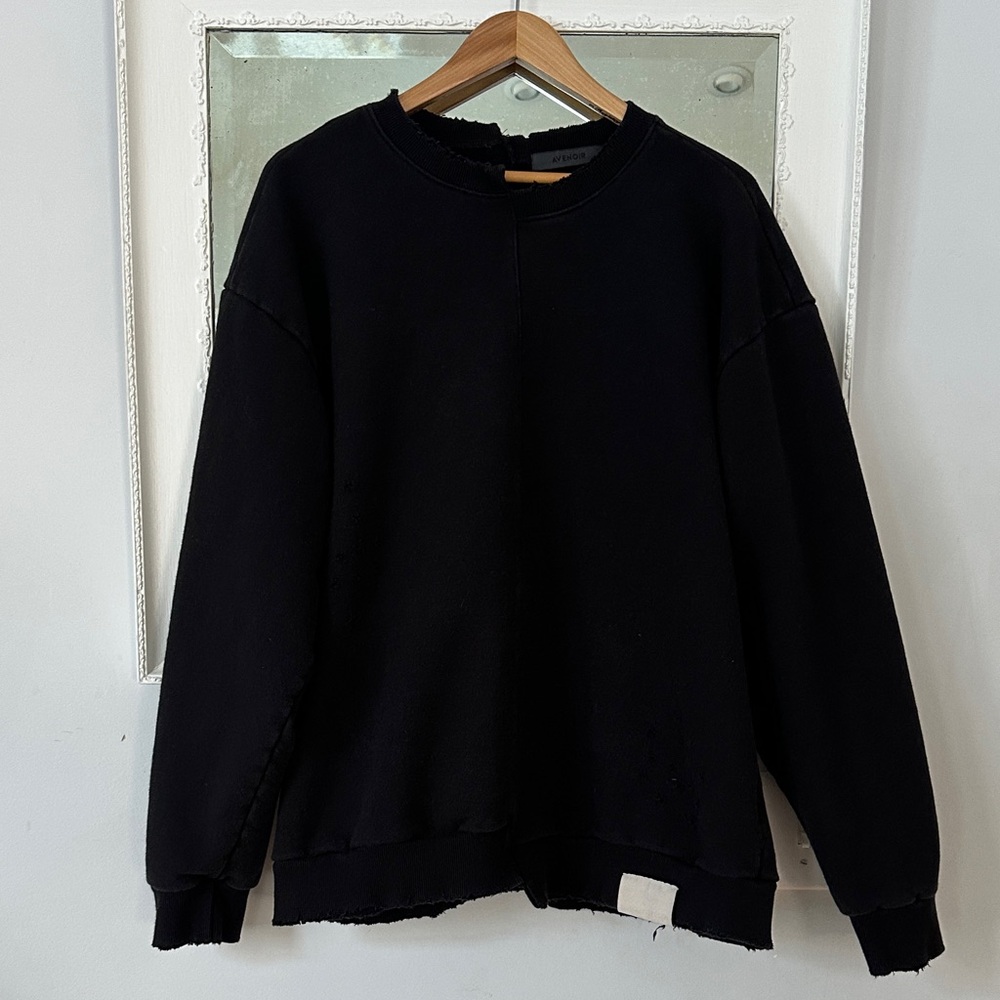Avenoir deconstructed crewneck pullover